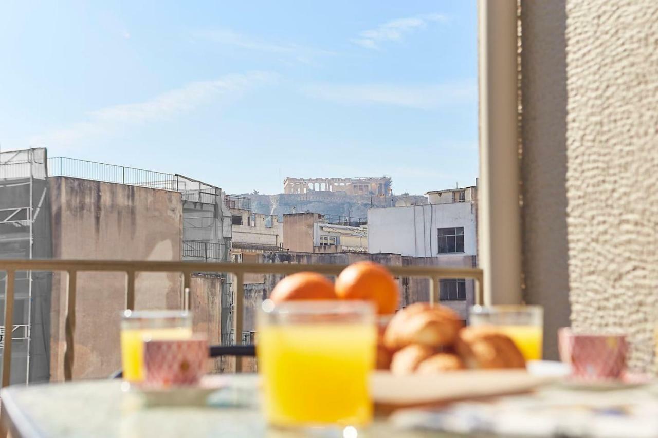Spacious Suite W. Huge Balcony + Acropolis View Атина Екстериор снимка